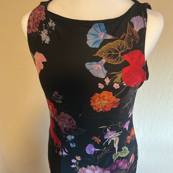 Nymph Garden Sheer Column Maxi Dress, Blackmilk size medium - Picture 10 of 11